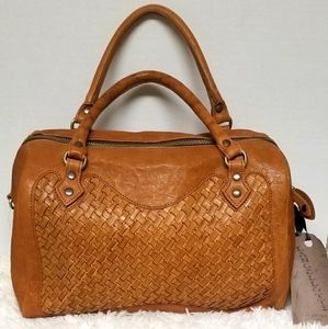 Langellotti Brown Leather Purse Shoulder Bag
